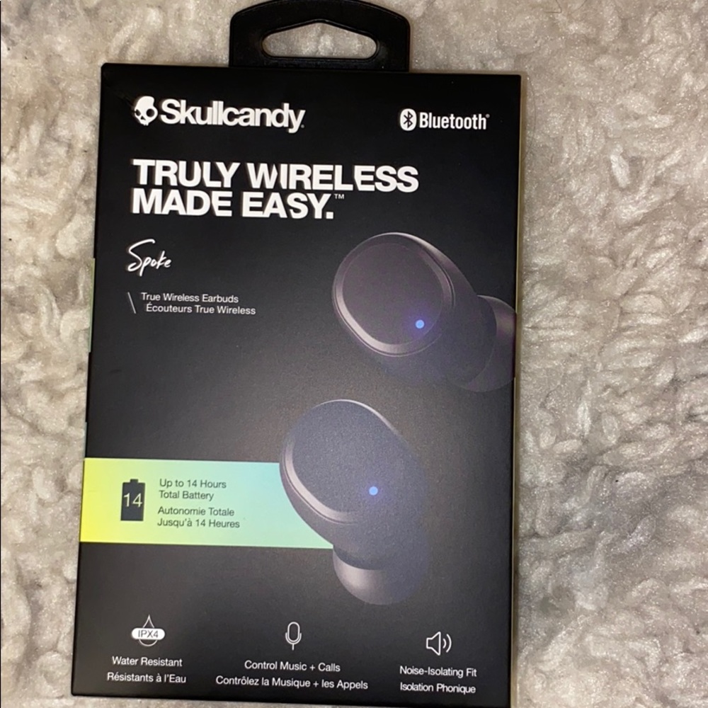 Skullcandy Bluetooth earbuds!